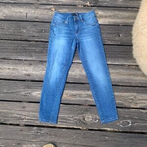 1822 Denim blue jeggings in size 0/25